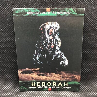 Hedorah Godzilla Card TCG No.32 Toho Movie BANDAI 1996 1ST Japanese Japan-image