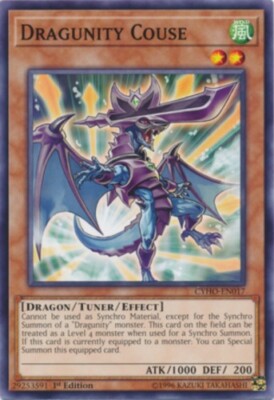 Dragunity Couse - CYHO-EN017 - Common - 1st Edition x3 - Near Mint-image
