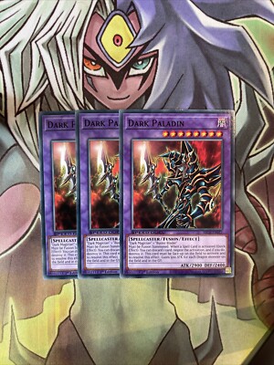SBCB-EN021 x3 Dark Paladin Common Excellent Condition Yugioh-image