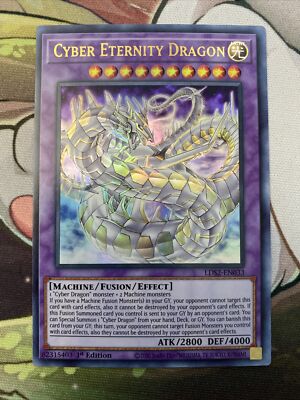Yugioh! Cyber Eternity Dragon - LDS2-EN033 - Ultra Rare - 1st Edition NM/M-image