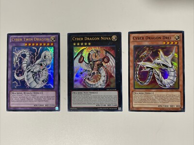 All Foils: Cyber Dragon Drei, Dragon Nova, Twin Dragon SDCR-image
