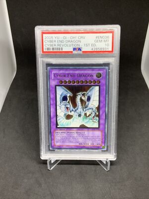 2005 Yugioh CRV Cyber End Dragon Cyber Revolution 1st Ed PSA 10-image