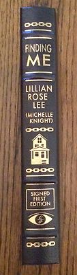 Finding Me. Lillian Rose Lee. Signed First Edition. Easton Press. Leather-image