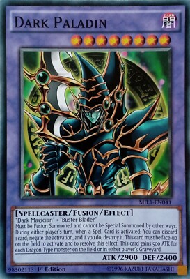 MIL1-EN041 DARK PALADIN COMMON 1ST EDITION YuGiOh CARD-image