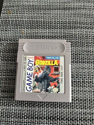 RARE! Godzilla ORIGINAL NINTENDO GAMEBOY GAME 1990 Tested-image