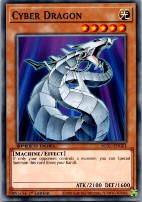 Cyber Dragon SGX1-ENG01 Speed Duel GX: Duel Academy Box 1st Edition-image