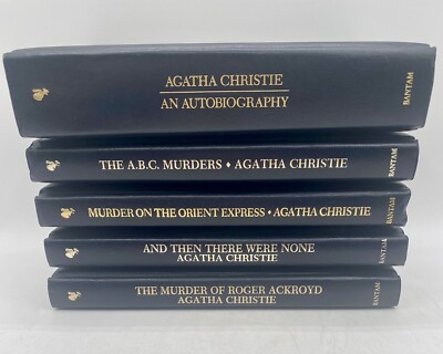The Agatha Christie Mystery Collection Includes4 Bantam HB Books + Autobiography-image