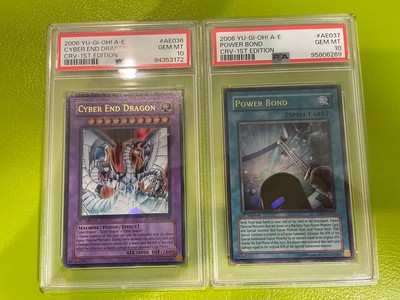Old Asian Version PSA10 1st Cyber End Dragon UR 1st Power Bond UR General-image