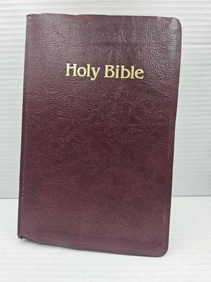 Holy Bible New King James Version Red Letter Nelson 433BG 1992 Giant Print VNTG-image