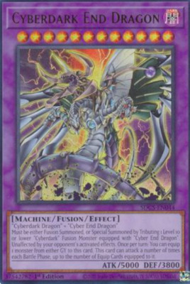 1X NM Cyberdark End Dragon - SDCS-EN044 - Ultra Rare 1st Edition - Cyber Strike-image