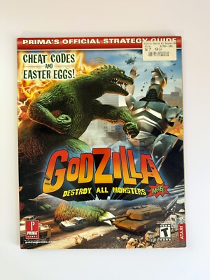 GODZILLA DESTROY ALL MONSTERS MELEE Cheat Codes, Easter Eggs Prima Games Rare-image