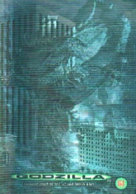 GODZILLA THE MOVIE JPP/AMADA 1995 FOIL SET OF 60 CARDS AND MOTION SET OF 30 CARD-image