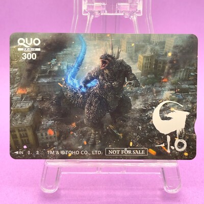 Godzilla -1.0 Quo Card 2023 TOHO novelty Promo Tokusatsu Japan Collectable Town-image