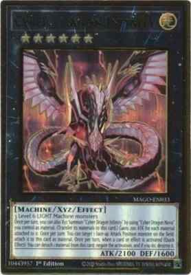 Cyber Dragon Infinity - MAGO-EN033 - 1st Edition NM Gold Rare - Yugioh Card TCG-image