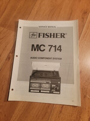 Fisher MC 714 Stereo System Service Manual -image