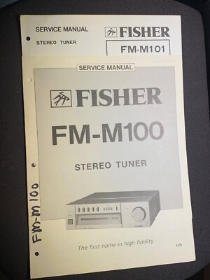Fisher FM-M100 FM-M101 Service Stereo Tuner Original-image