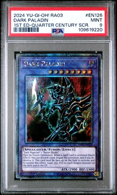 2024 YU-GI-OH! RA03-QUARTER CENTURY BONANZA #EN126 DARK PALADIN PSA 9-image