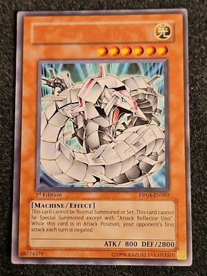 *Misprint* Cyber Barrier Dragon - DP04-EN002 - Rare - Unlimited No Name Imprint-image