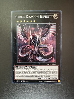 Cyber Dragon Infinity MP16-EN237 1st Edition Secret Rare MINT YuGiOh Card-image