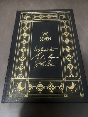 Easton Press Signed WE SEVEN Mercury Astronauts Signed Carpenter, Cooper, Glenn-image