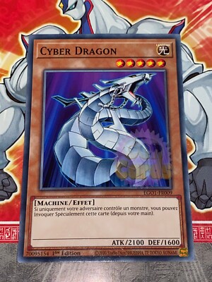 Carte YU GI OH CYBER DRAGON EGO1-FR009 x 2-image