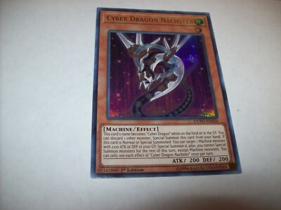 Yugioh Cyber Dragon Nachster DUPO-EN036 1st Edition (Ultra Rare) FREE SHIPPING-image