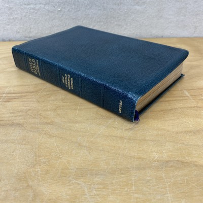 Bible Scofield Reference Edition Oxford Concordance Leather Cover 1967 Indexed.-image